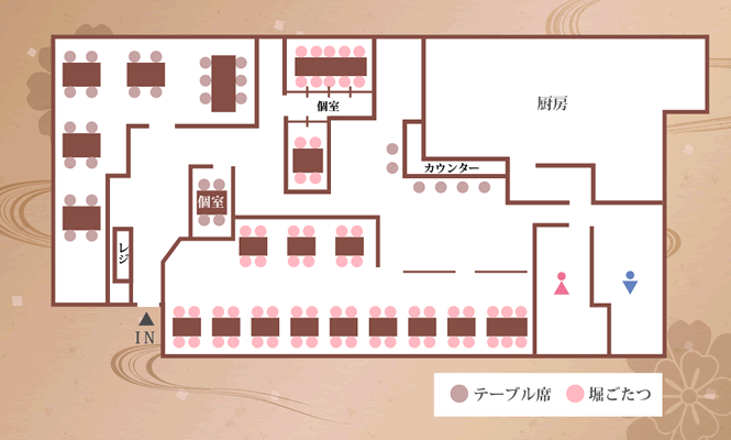 店内レイアウト