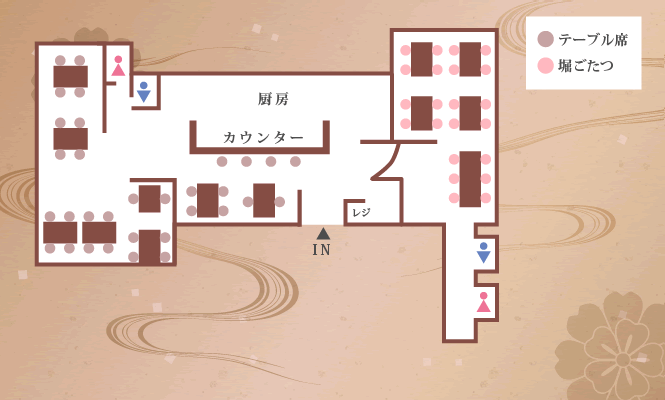 店内レイアウト