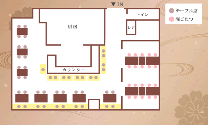 店内レイアウト