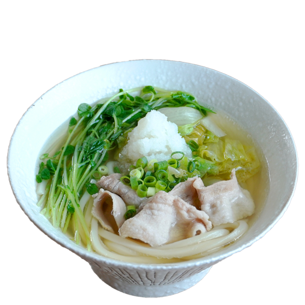 天恵美豚のみぞれうどん（温・冷）